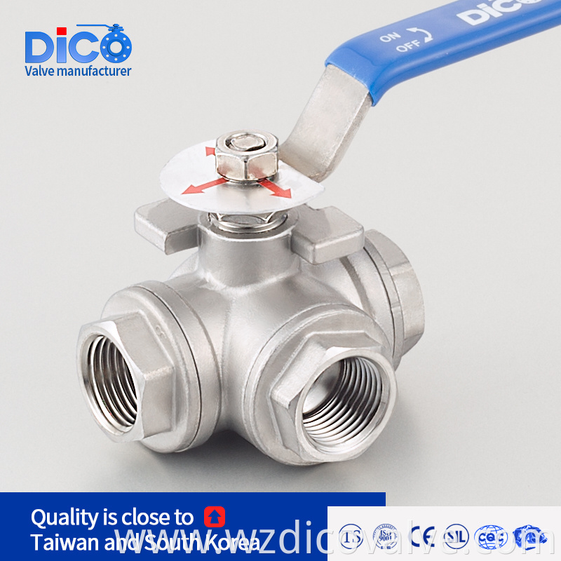 3 WAY BALL VALVE